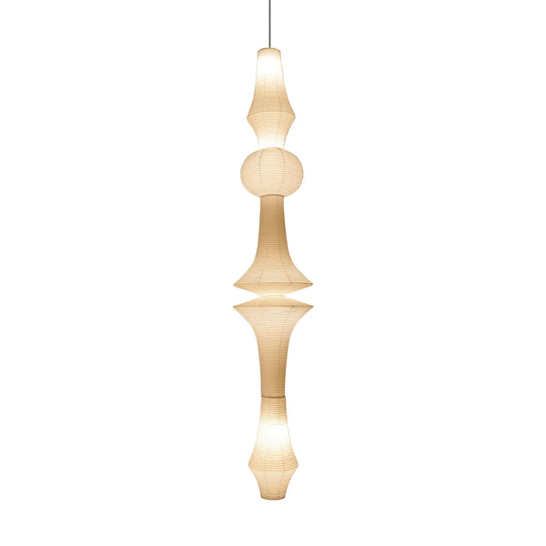white washi paper pendant light for dining room and bedroom