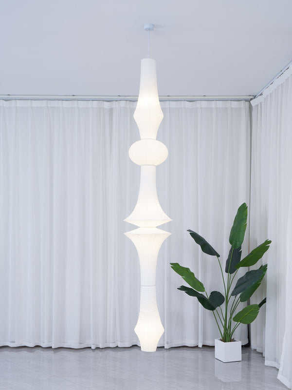 white washi paper pendant light for dining room and bedroom