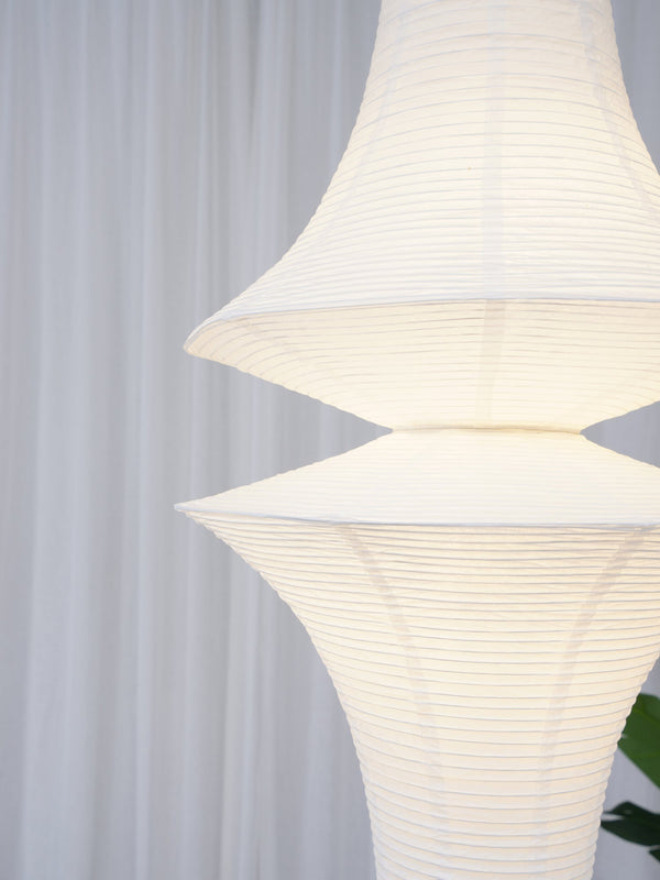 white washi paper pendant light for dining room and bedroom