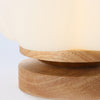 wood grain kapok flower flush mount ceiling light