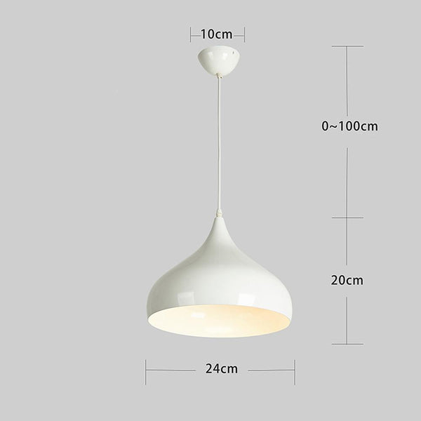9 Inch Led Halogen Incandescent Metal Dome Bowl 1 Light Pendant Downlight Lighting