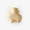 yellow travertine abstract wall sconce