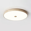 yellow travertine brass flush mount ceiling light