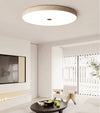 yellow travertine brass flush mount ceiling light
