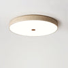 yellow travertine brass flush mount ceiling light