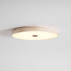 yellow travertine brass flush mount ceiling light
