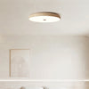 yellow travertine brass flush mount ceiling light