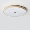 yellow travertine brass flush mount ceiling light