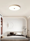 yellow travertine brass flush mount ceiling light