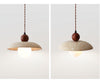 yellow travertine clay pendant light