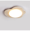 yellow travertine cloud flush mount ceiling light