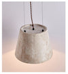 yellow travertine cone pendant light 4