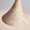 yellow travertine cylinder pendant light 2
