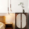 yellow travertine cylinder pendant light 2