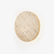 yellow travertine disc led wall sconce