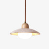 yellow travertine dome pendant light 2