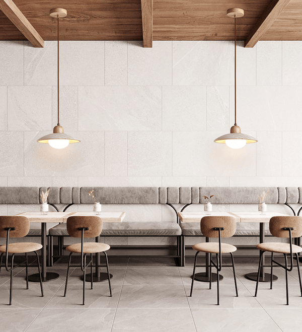 yellow travertine dome pendant light 2