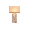 yellow travertine fabric table lamp
