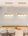 yellow travertine glass orb pendant light