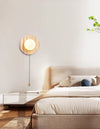 yellow travertine glass sphere wall sconce
