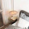 yellow travertine gold pendant light