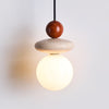 yellow travertine opal glass pendant light 3