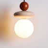 yellow travertine opal glass pendant light 3