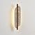 yellow travertine rusted metal wall sconce