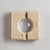 yellow travertine sculptural led wall sconce 2