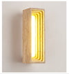 yellow travertine sculptural led wall sconce 3