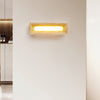yellow travertine sculptural led wall sconce 3