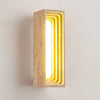 yellow travertine sculptural led wall sconce 3