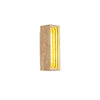 yellow travertine sculptural led wall sconce 3
