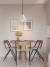 yellow travertine solid wood chandelier for bedroom