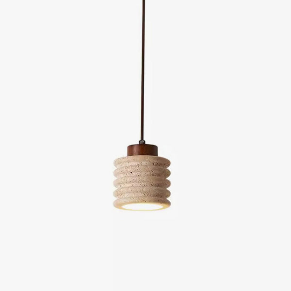 yellow travertine solid wood chandelier for bedroom
