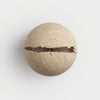yellow travertine sphere iron wall lamp