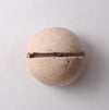 yellow travertine sphere iron wall lamp