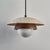 yellow travertine walnut pendant light 3