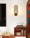 yellow travertine walnut wall sconce 10