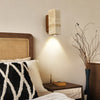 yellow travertine wood wall sconce 3