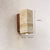 yellow travertine wood wall sconce 3