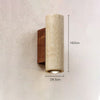 yellow travertine wood wall sconce 3