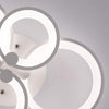 Elegant Semi Flush Mount Ceiling Lights With Unique Overlapping Rings